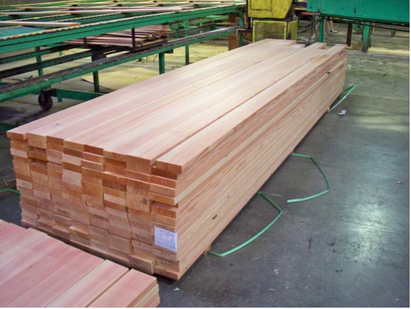 pile of douglas fir lumber