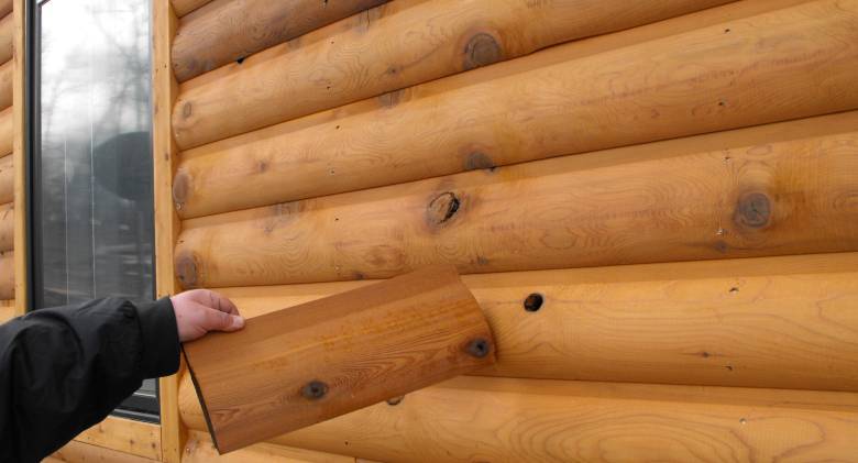 cedar log siding - home 5