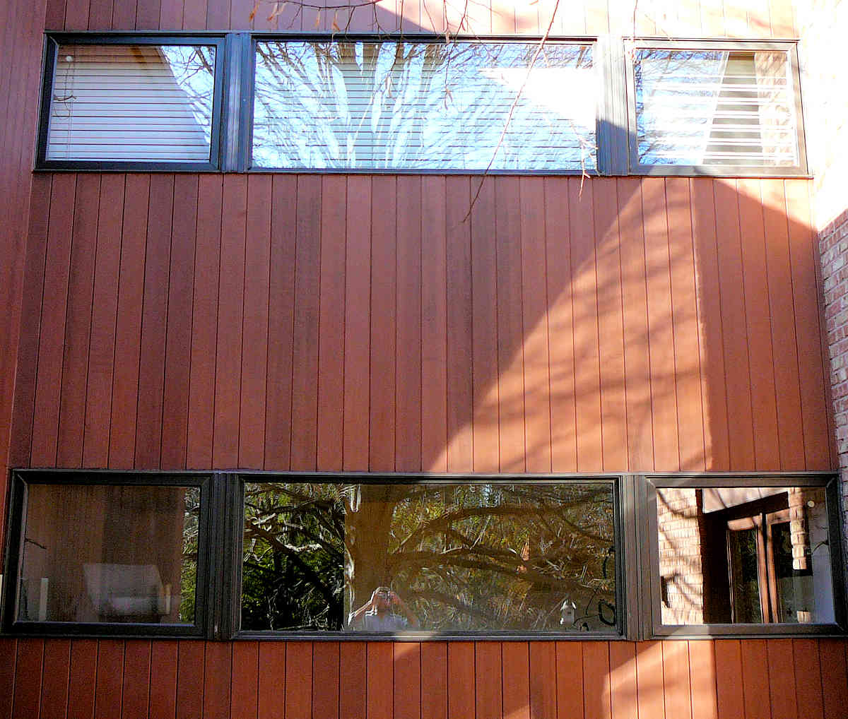 REDWOOD HEART T&G Siding CLEAR ALl HEART (CAH) Grade home in IL
