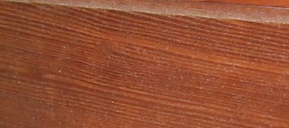 redwood vertical grain sample
