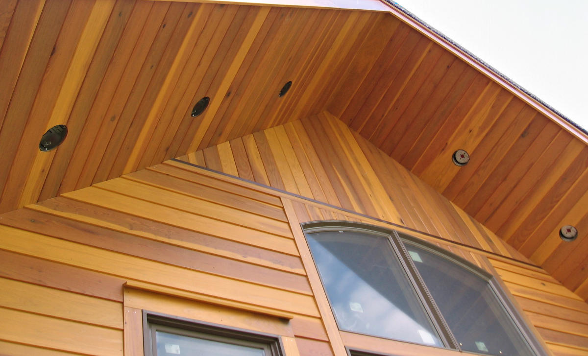 Redwood Siding SAP B Grade - NEAR CLEAR Grade 1x8 Rabbeted Bevel Siding Smooth - New York Home