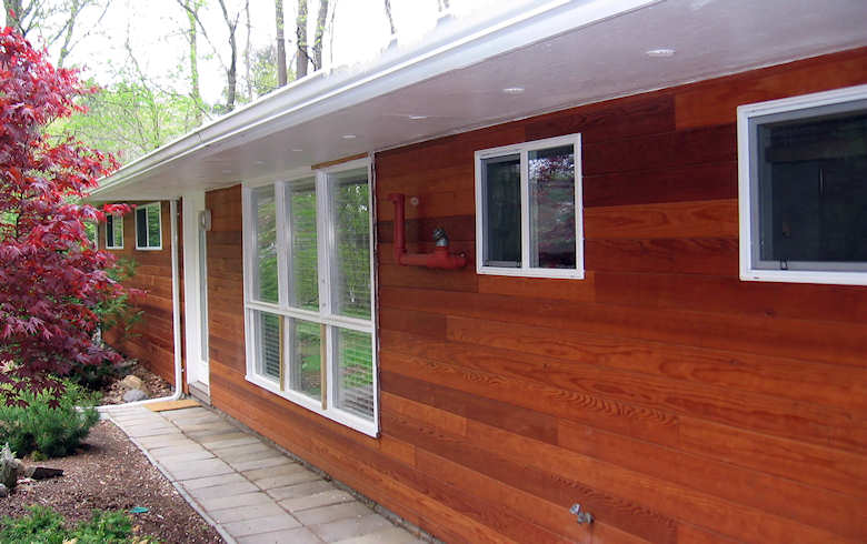 Clear All Heart Redwood Siding - Home Connecticut